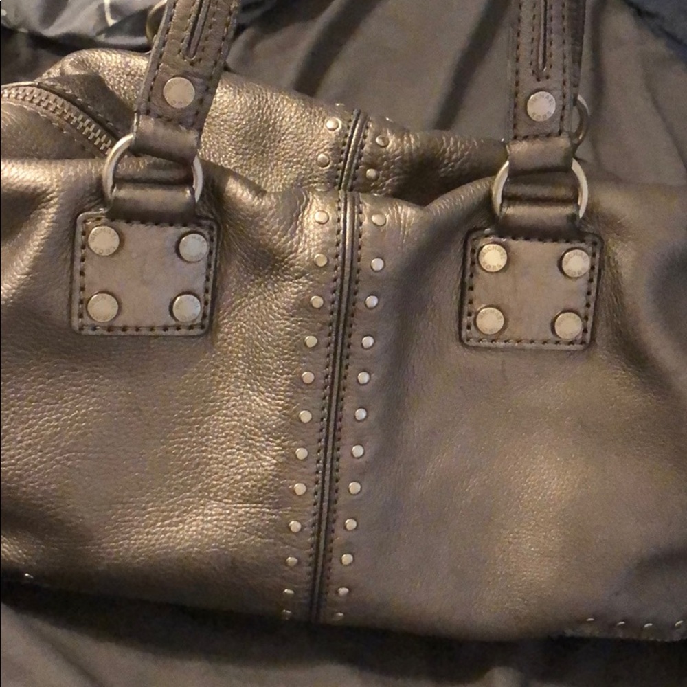 Michael Kors Astor Silver Studded handbag